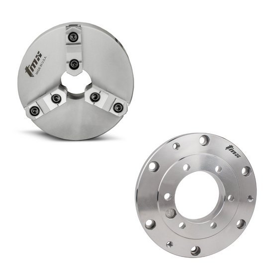 Back Mount Precision Scroll Chucks - Forged Steel Body