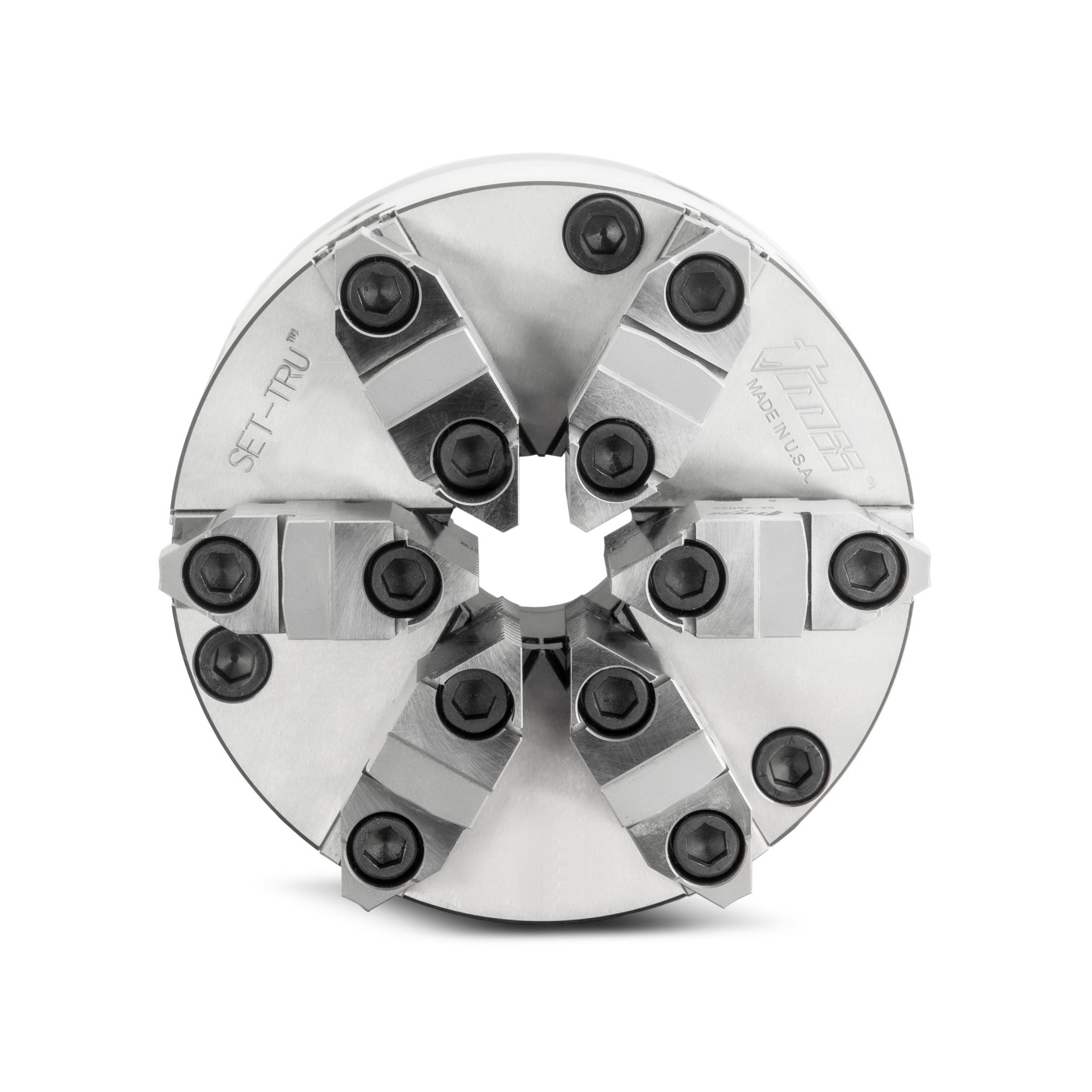 SET-TRU™ 6-Inch Super Precision Scroll Lathe Chuck - Forged Steel Body-6JAWS